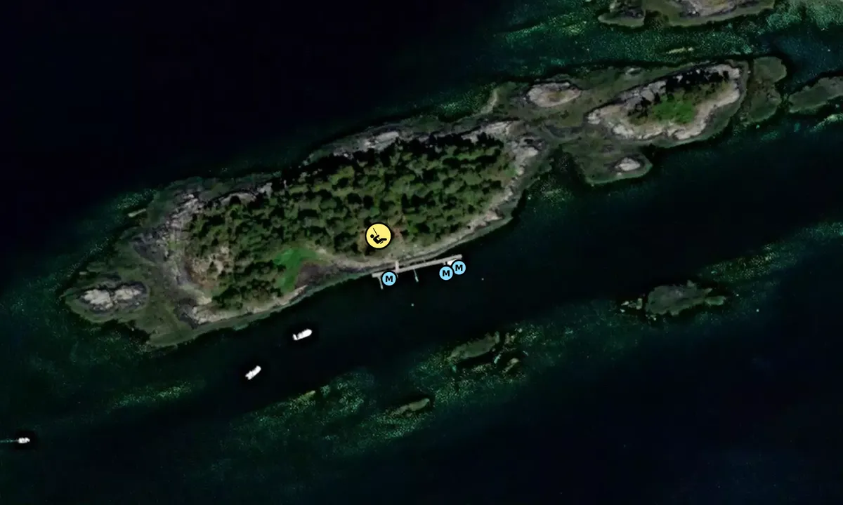 Satelite image of Hjertholmen