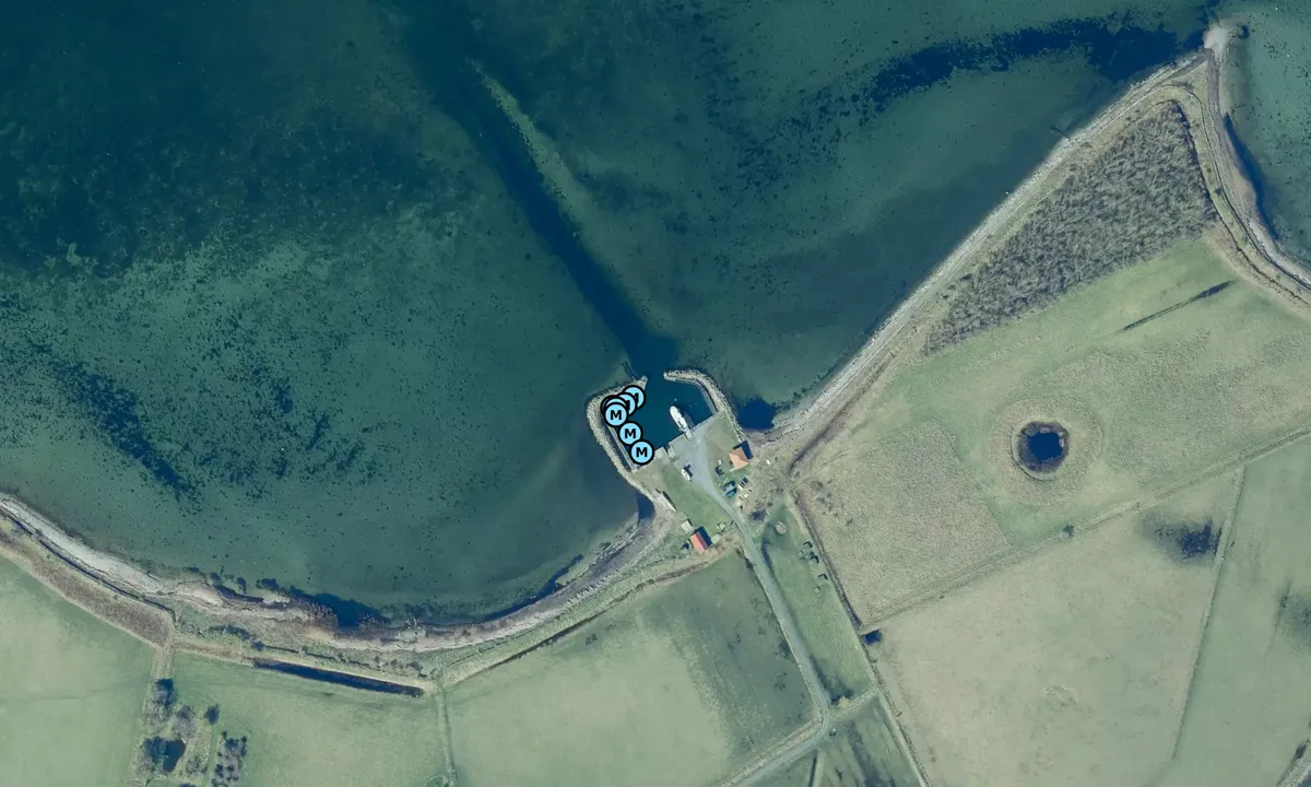 Satelite image of Hjortø Havn