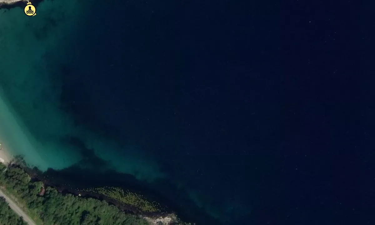 Flyfoto av Hjørungavågen