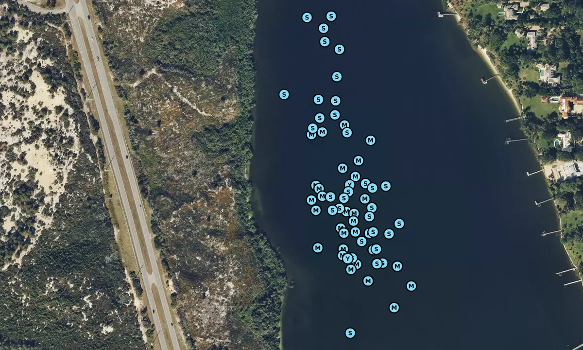 Satelite image of Hobe Sound