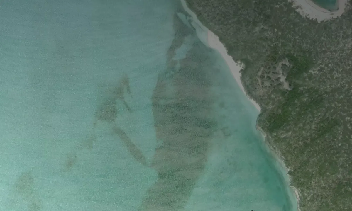 Satelite image of Hog Cay NW
