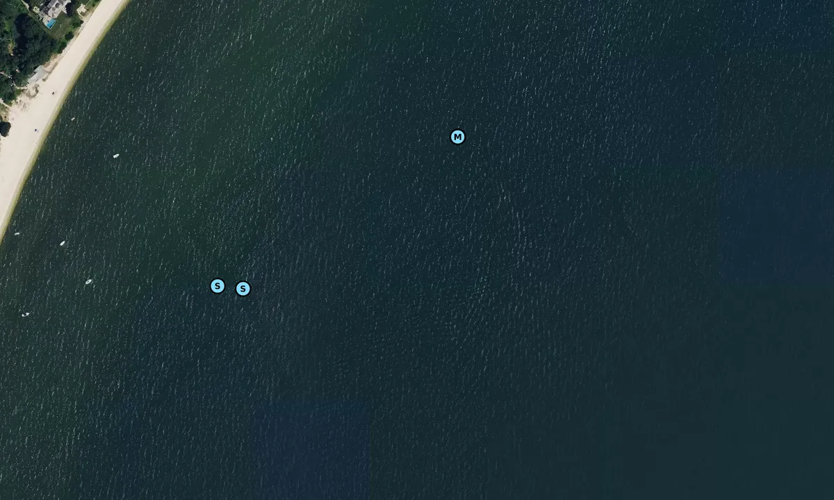 Satelite image of Hog Neck Bay