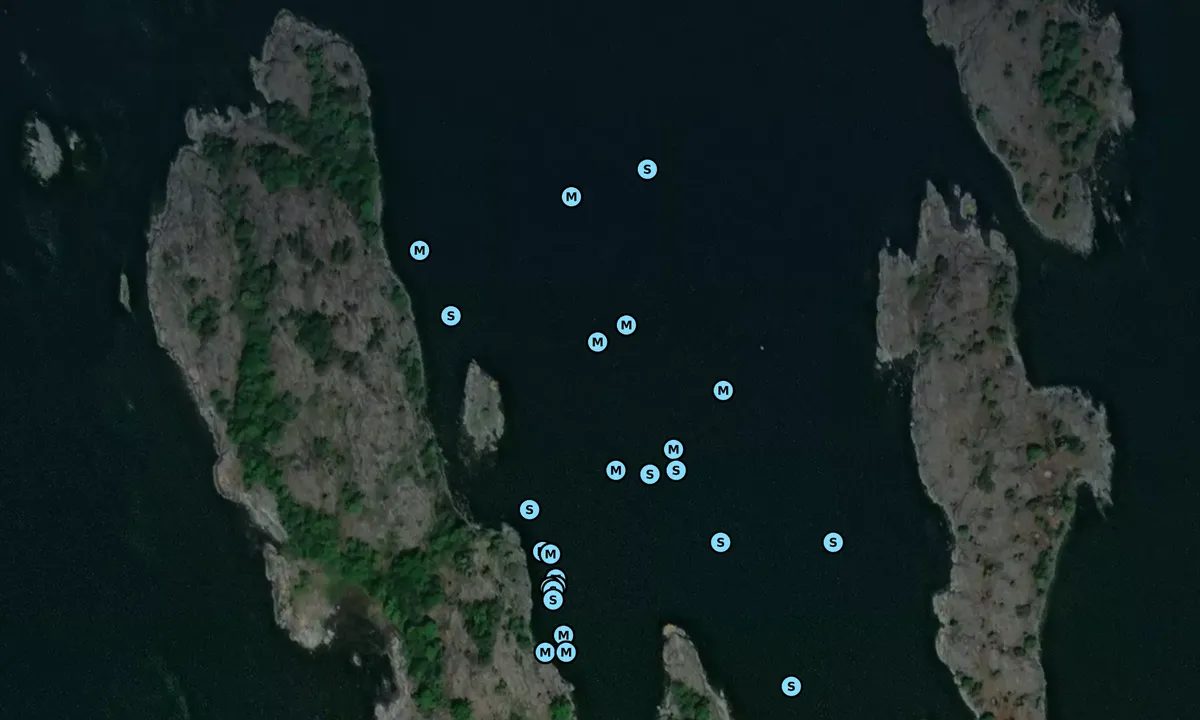 Satelite image of Höga Kornskär - Lånjö - Vikbolandet