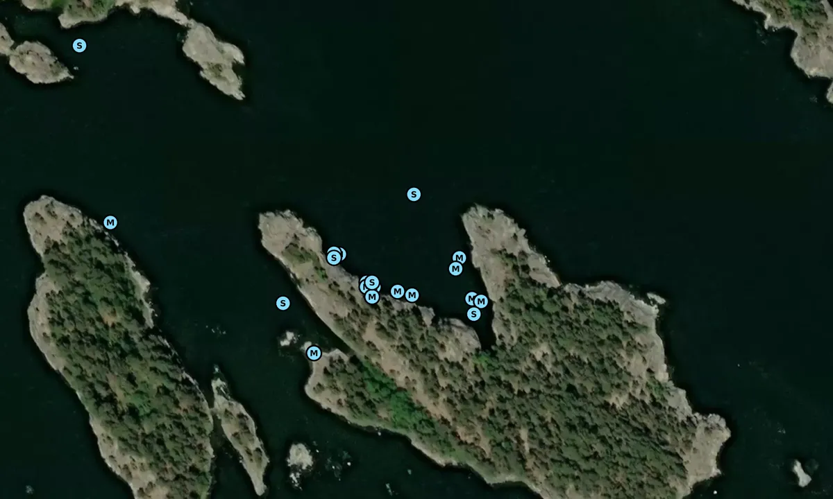 Satelite image of Högholmen - Norrköping