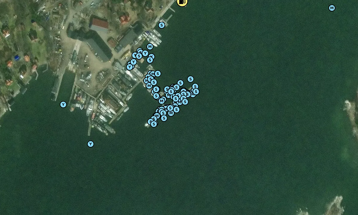 Satelite image of Högmarsö - Restaurang Varvet