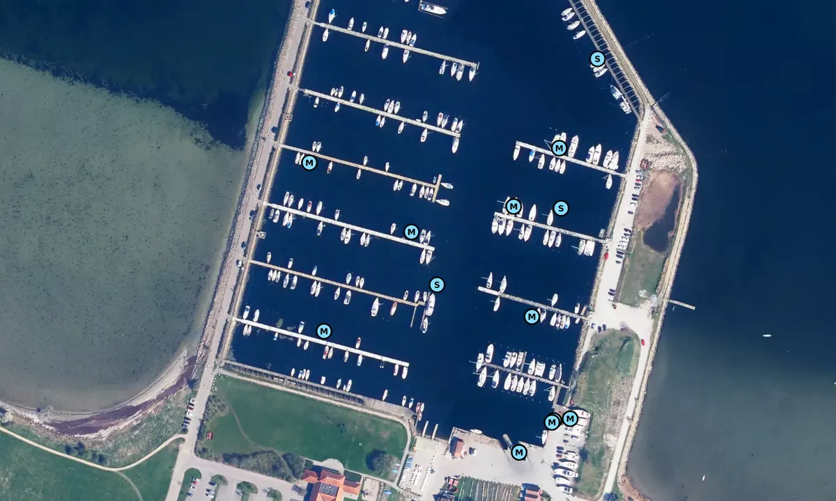 Satelite image of Holbæk Marina