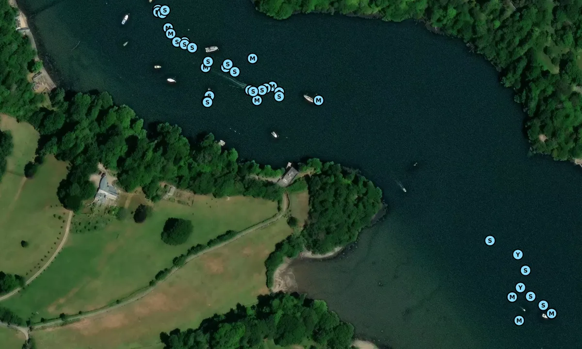 Satelite image of Hole Farm Moorings