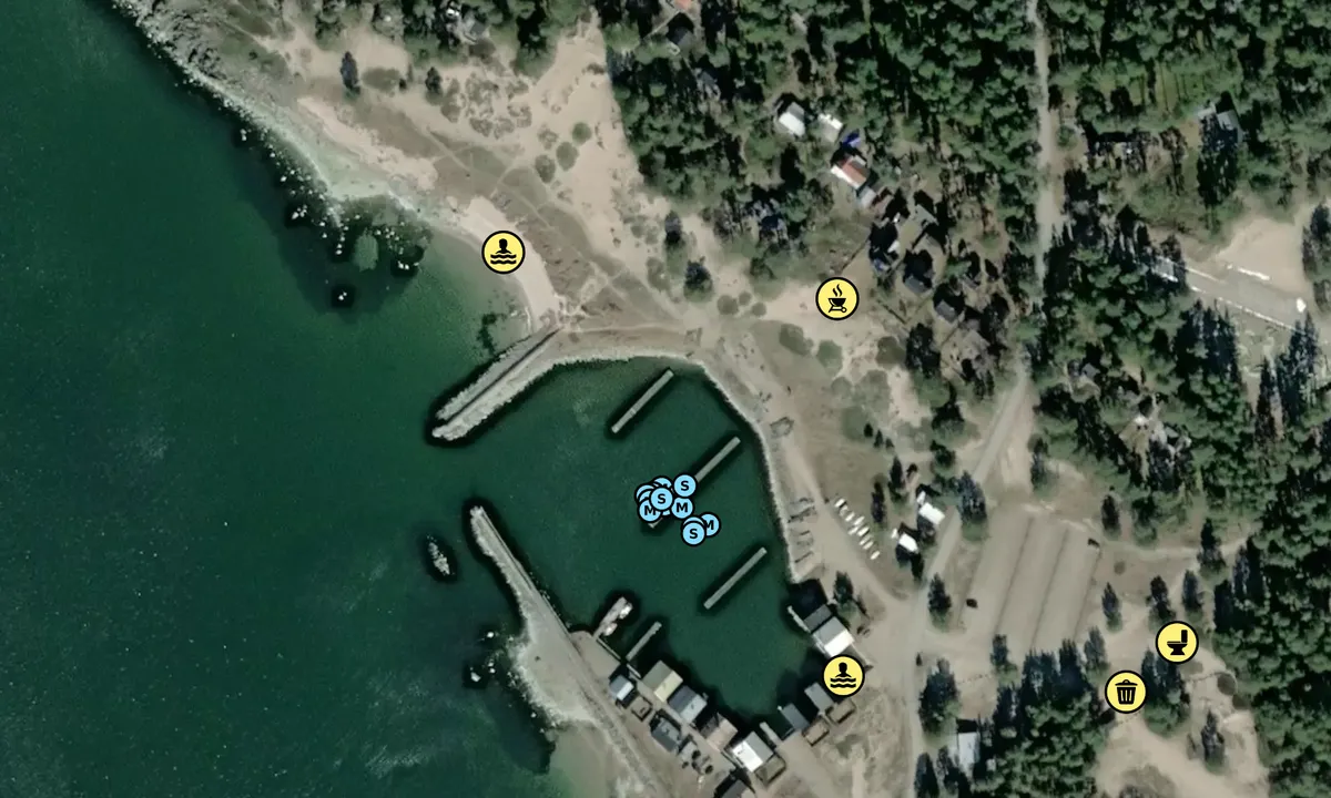 Satelite image of Hölick Gästhamn
