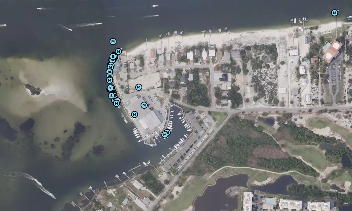 Satelite image of Holiday Harbor Marina - Perdido Key