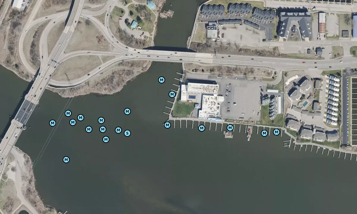 Satelite image of Holiday Inn Marina
