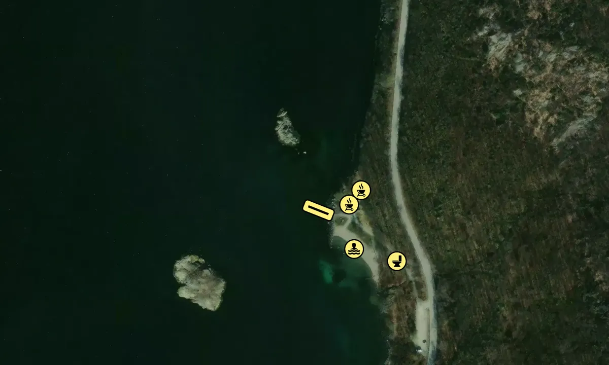 Satelite image of Holmavika