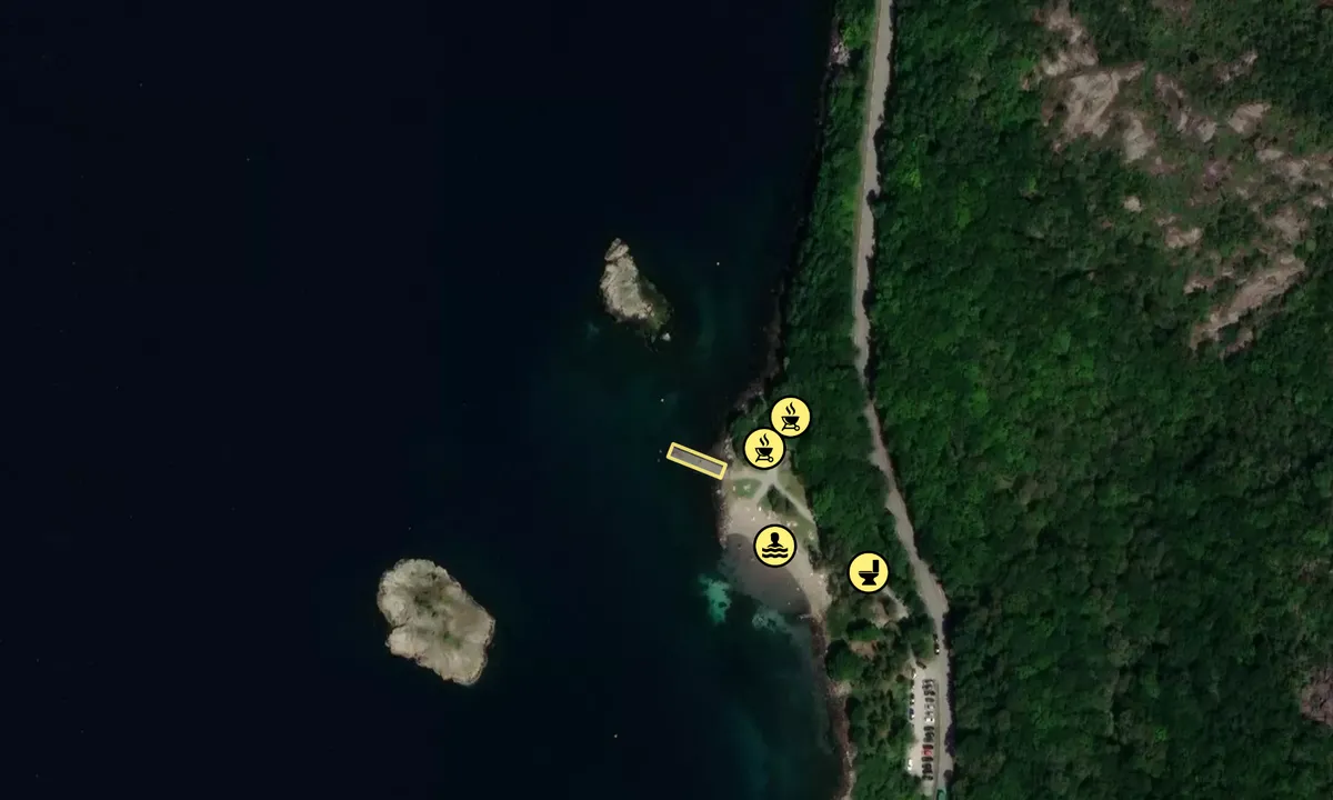 Satelite image of Holmavika