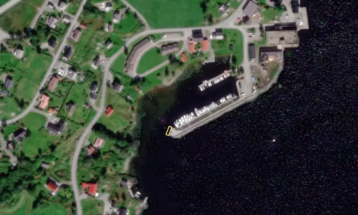 Satelite image of Holmedal Båtlag