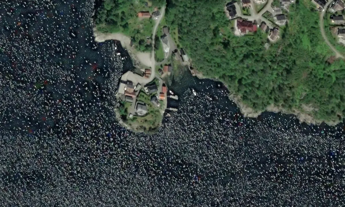 Satelite image of Holmeknappen