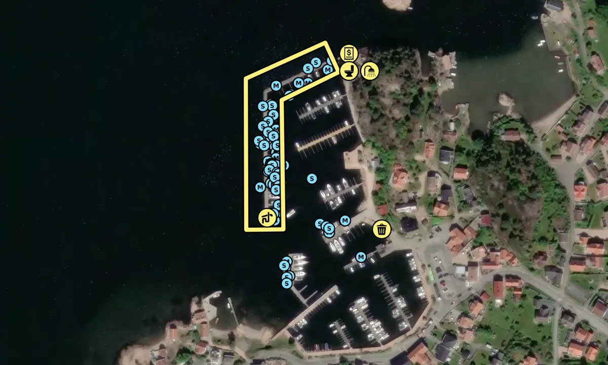 Satelite image of Holmsbu Havn