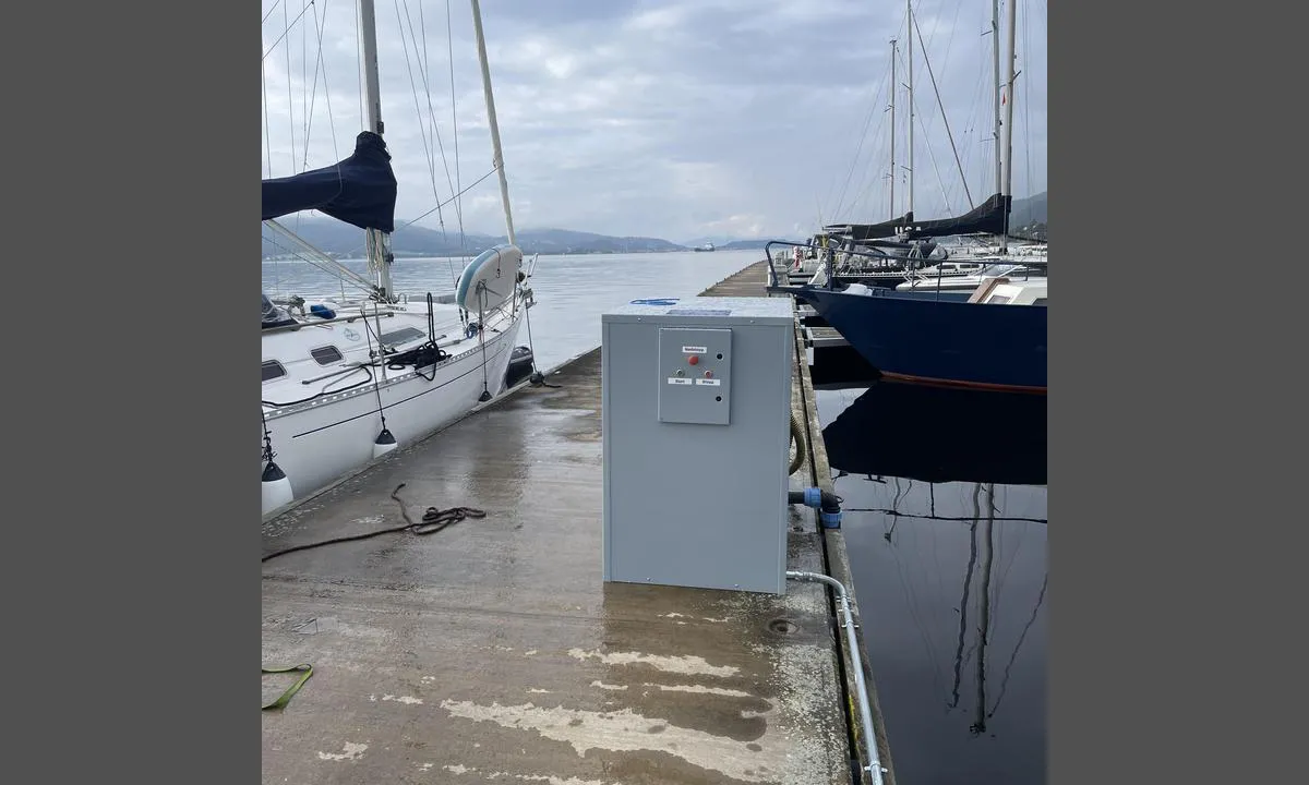 Holmsbu Havn: Septiktømming ytterst på gjestebrygge