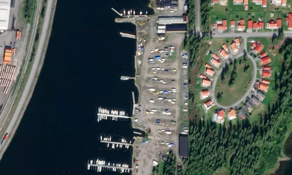 Flyfoto av Holmsund - Patholmsviken