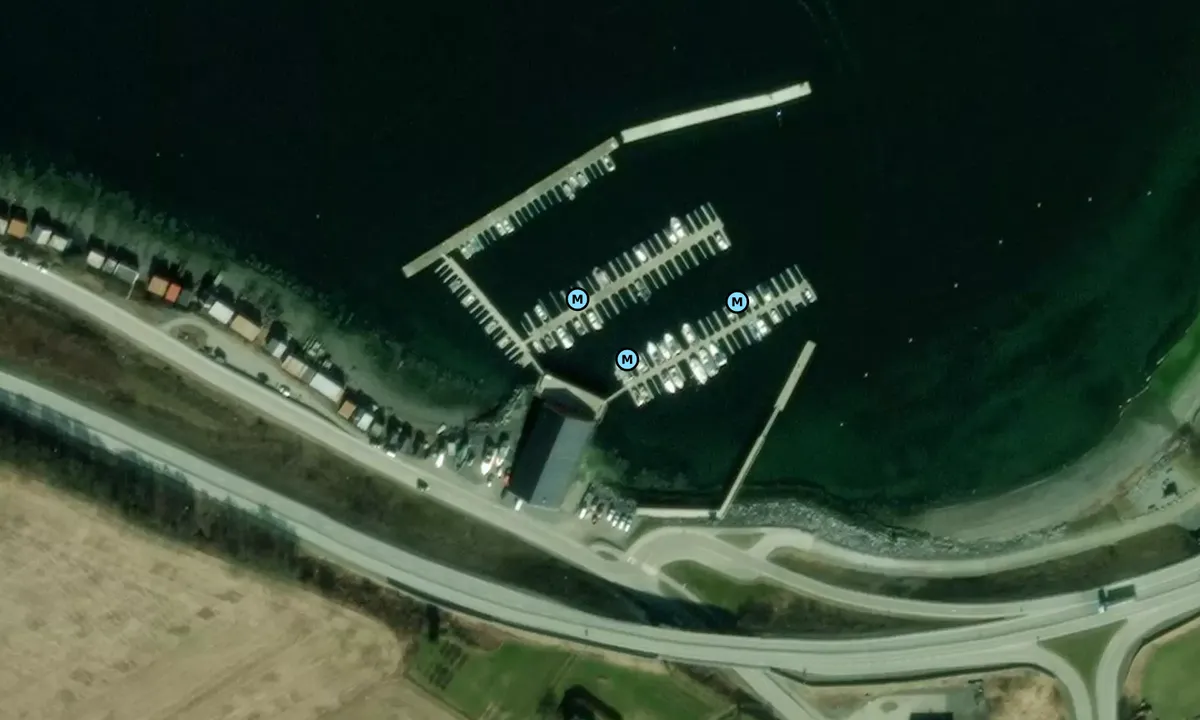 Satelite image of Holsand Marina
