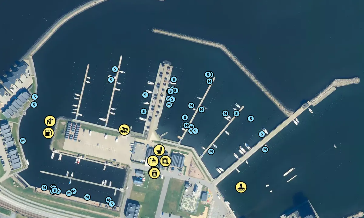 Satelite image of Holstebro-Struer Lystbådehavn