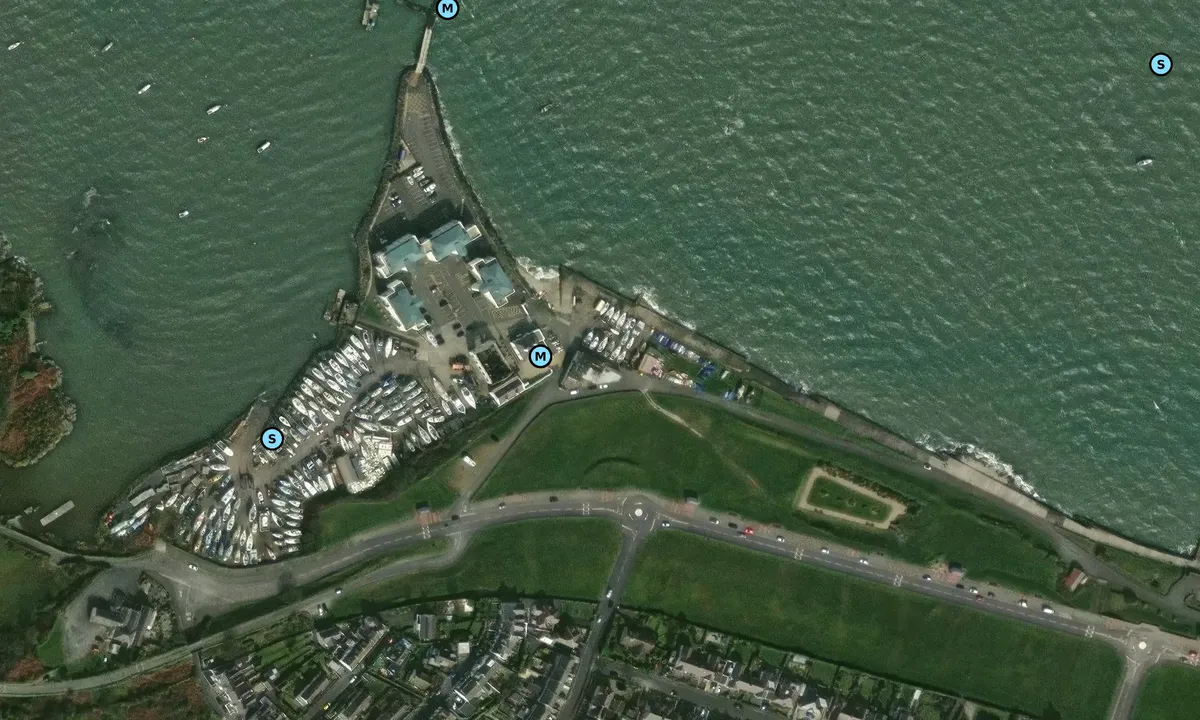 Satelite image of Holyhead Sailing Club