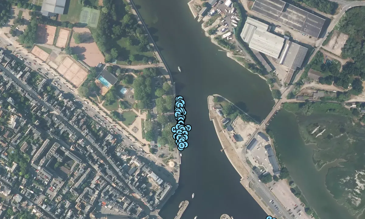 Satelite image of Honfleur Guest