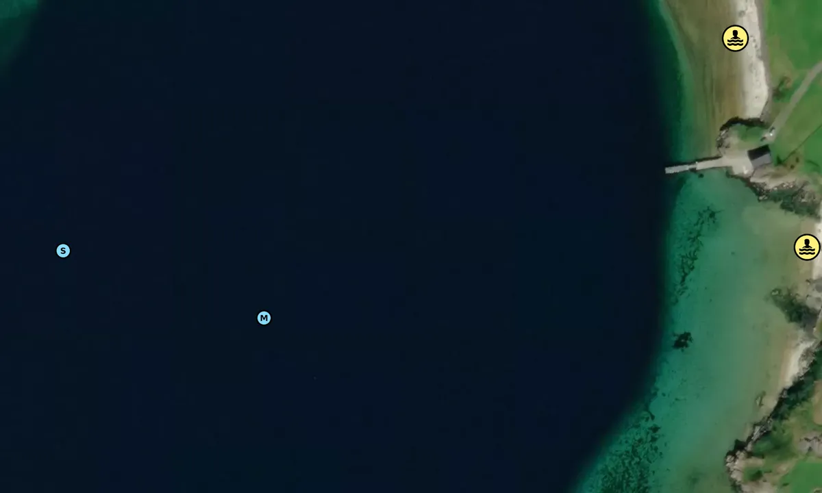 Satelite image of Honningsvåg svaiplass