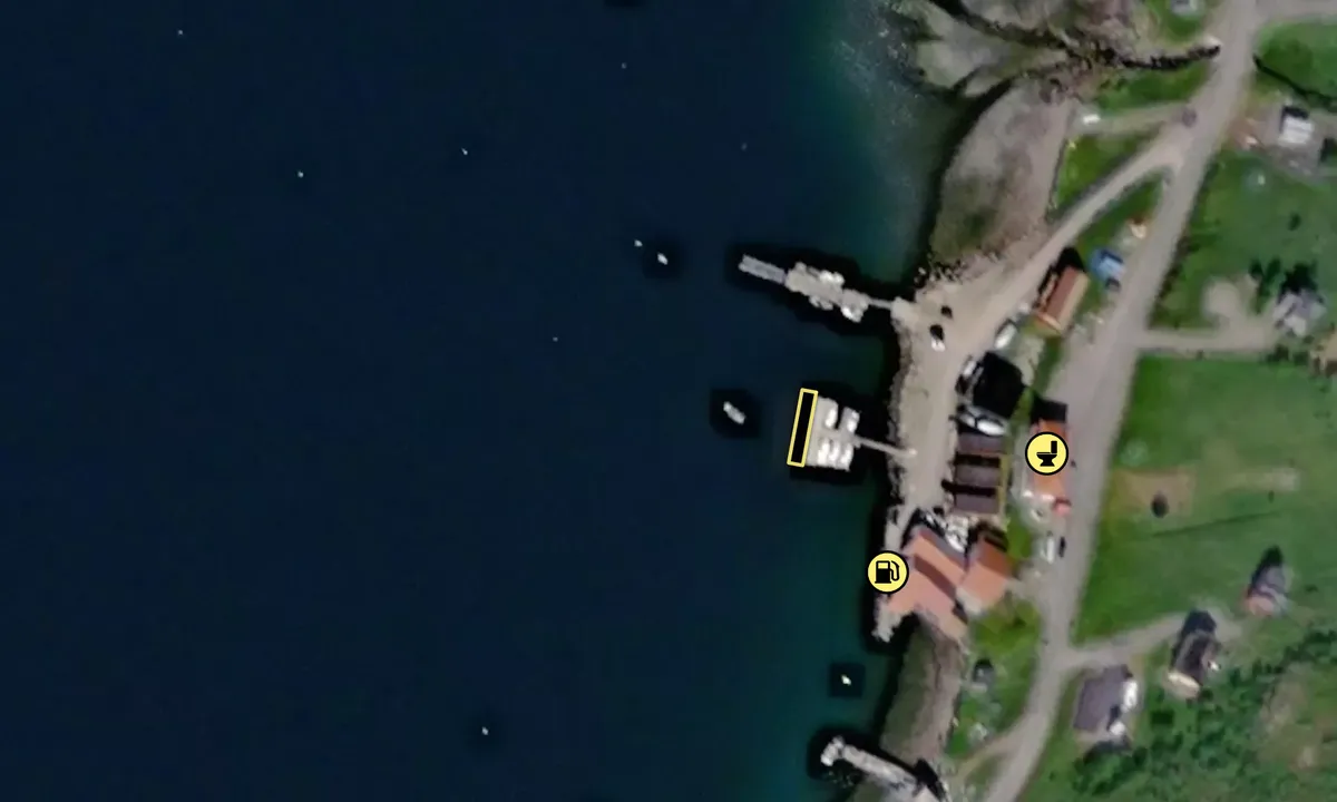 Satelite image of Hønsebybotn