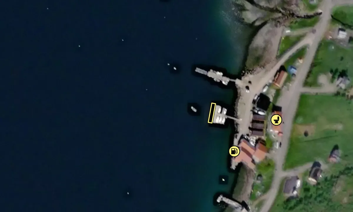 Satelite image of Hønsebybotn