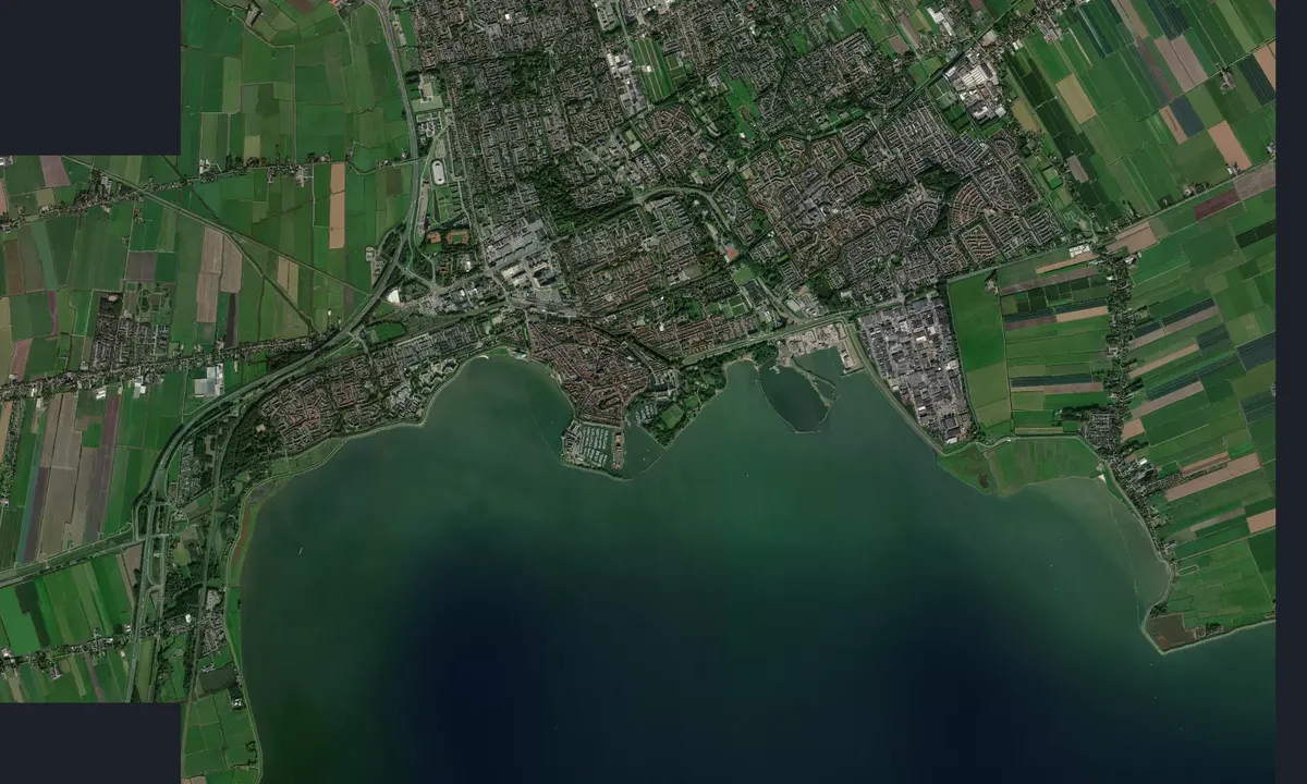 Flyfoto av Hoorn Vluchthaven Marina