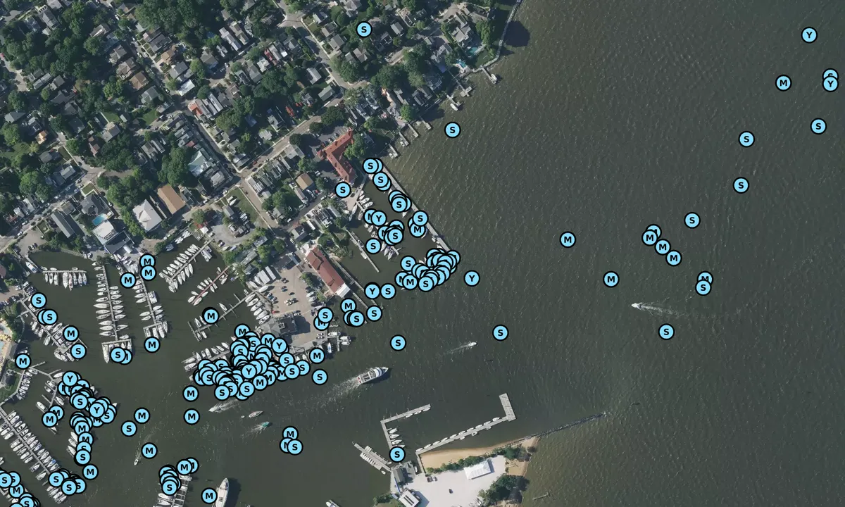 Satelite image of Horn Point Harbor Marina