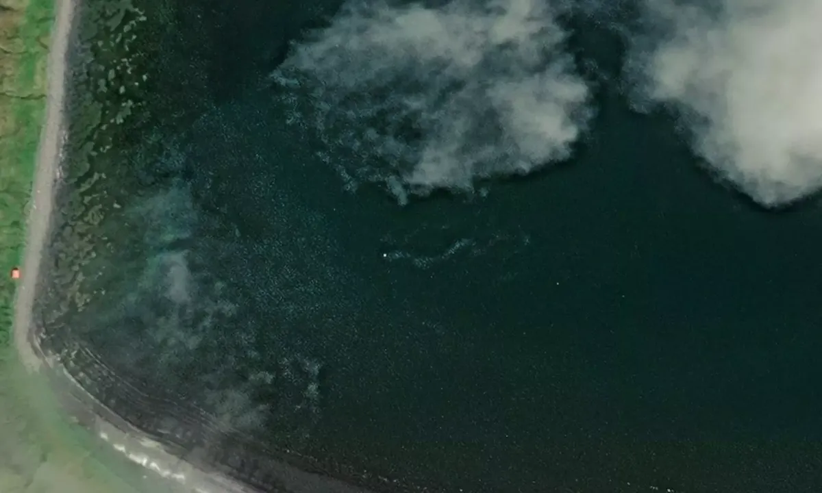 Satelite image of Hornvik