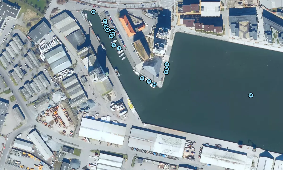 Flyfoto av Horsens Marina
