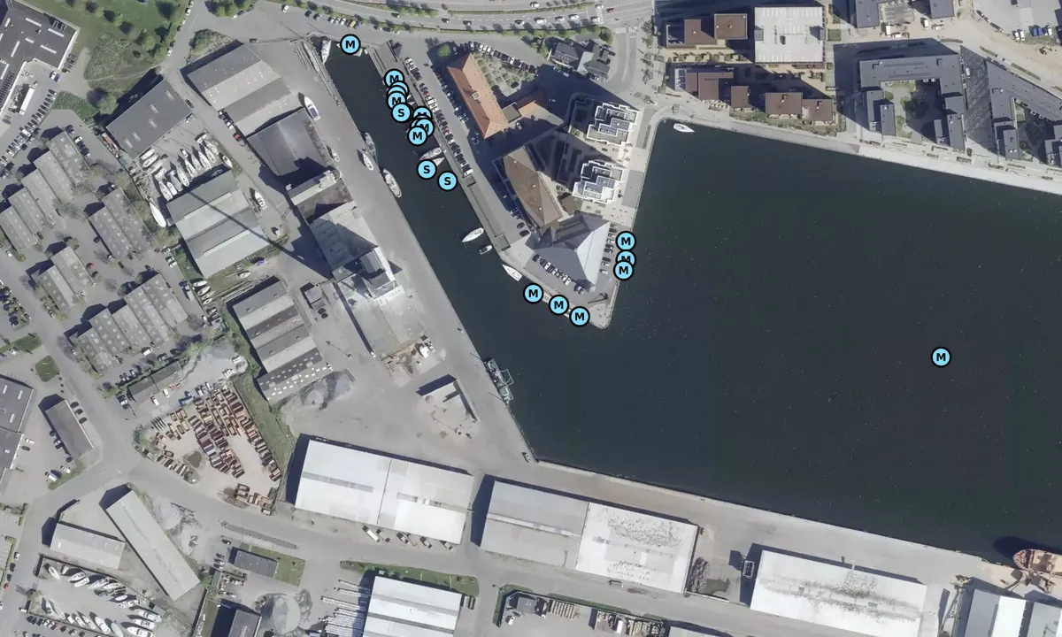 Satelite image of Horsens Marina