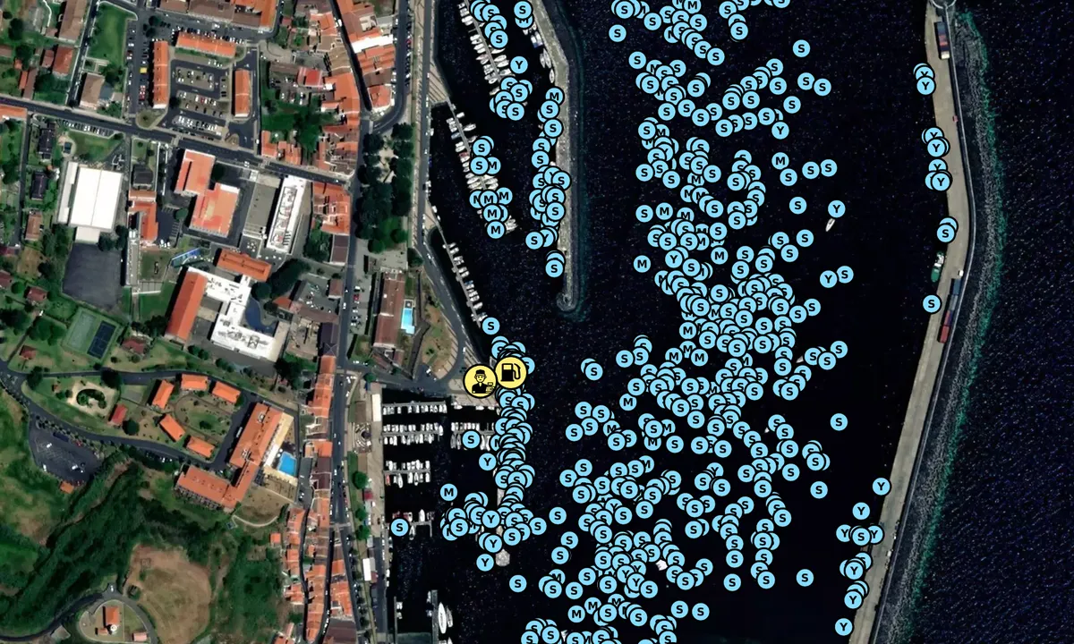 Satelite image of Horta Marina