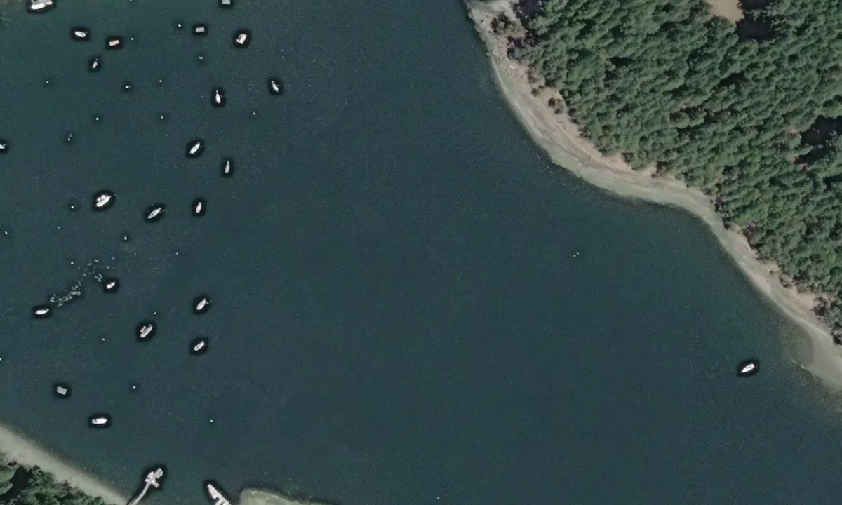 Flyfoto av Horton Bay