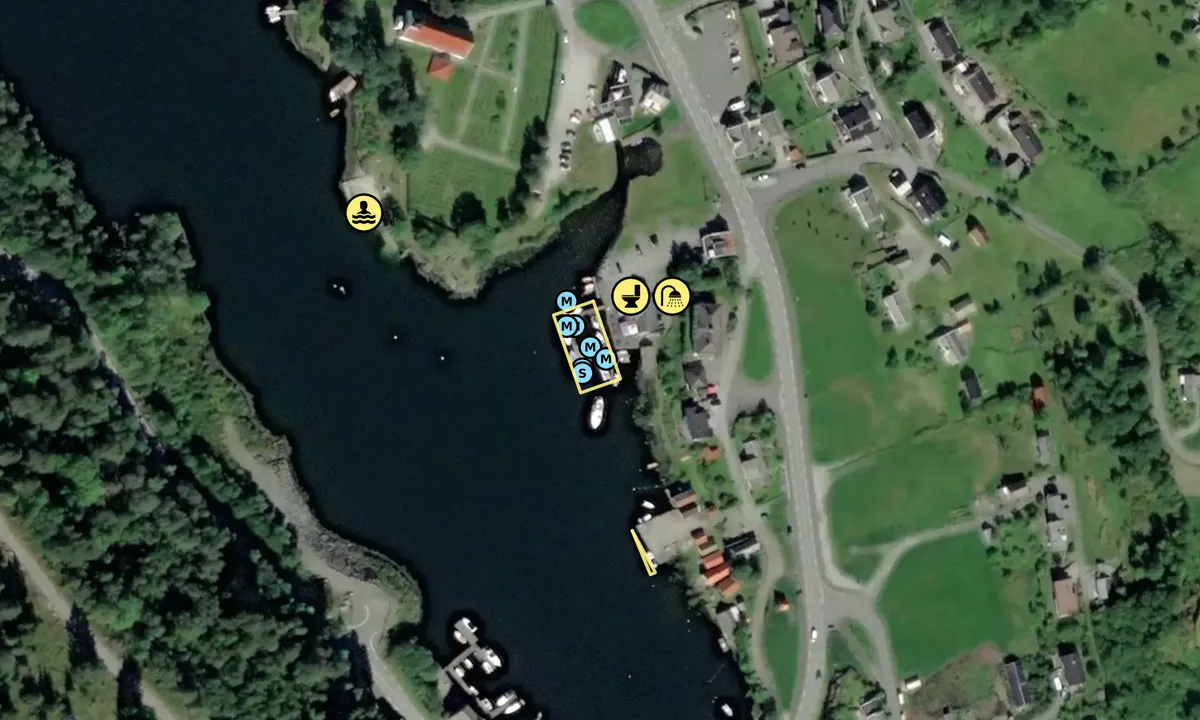 Satelite image of Hosanger
