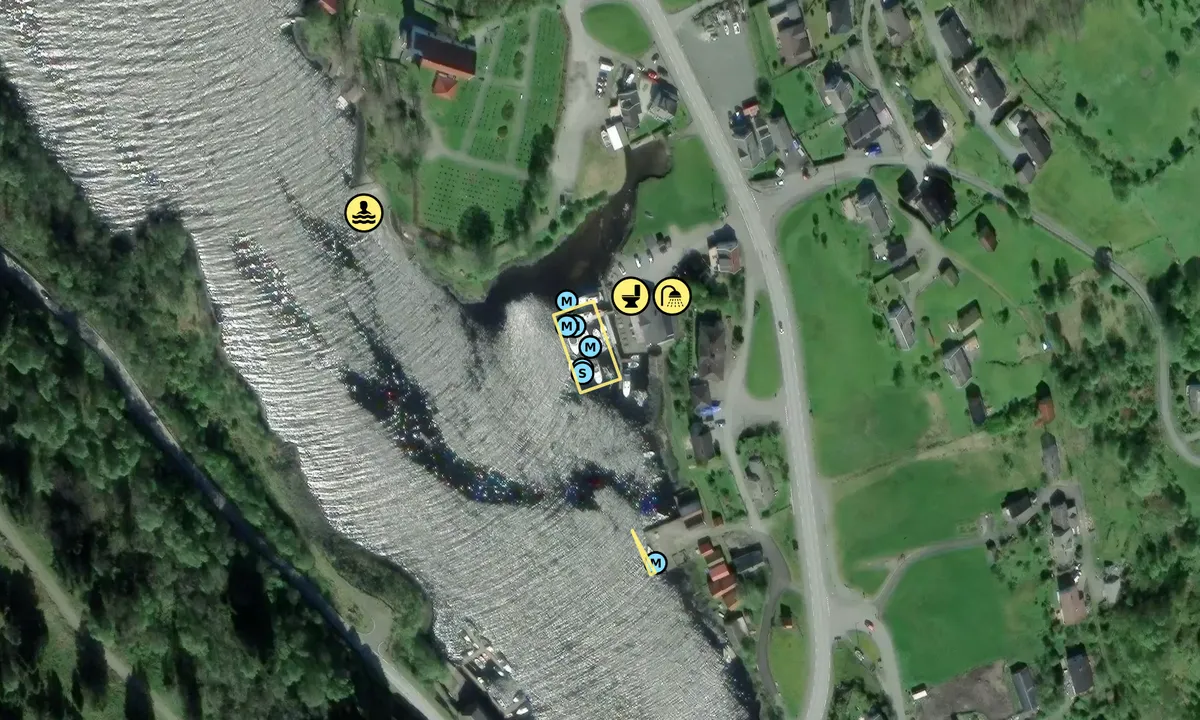 Satelite image of Hosanger