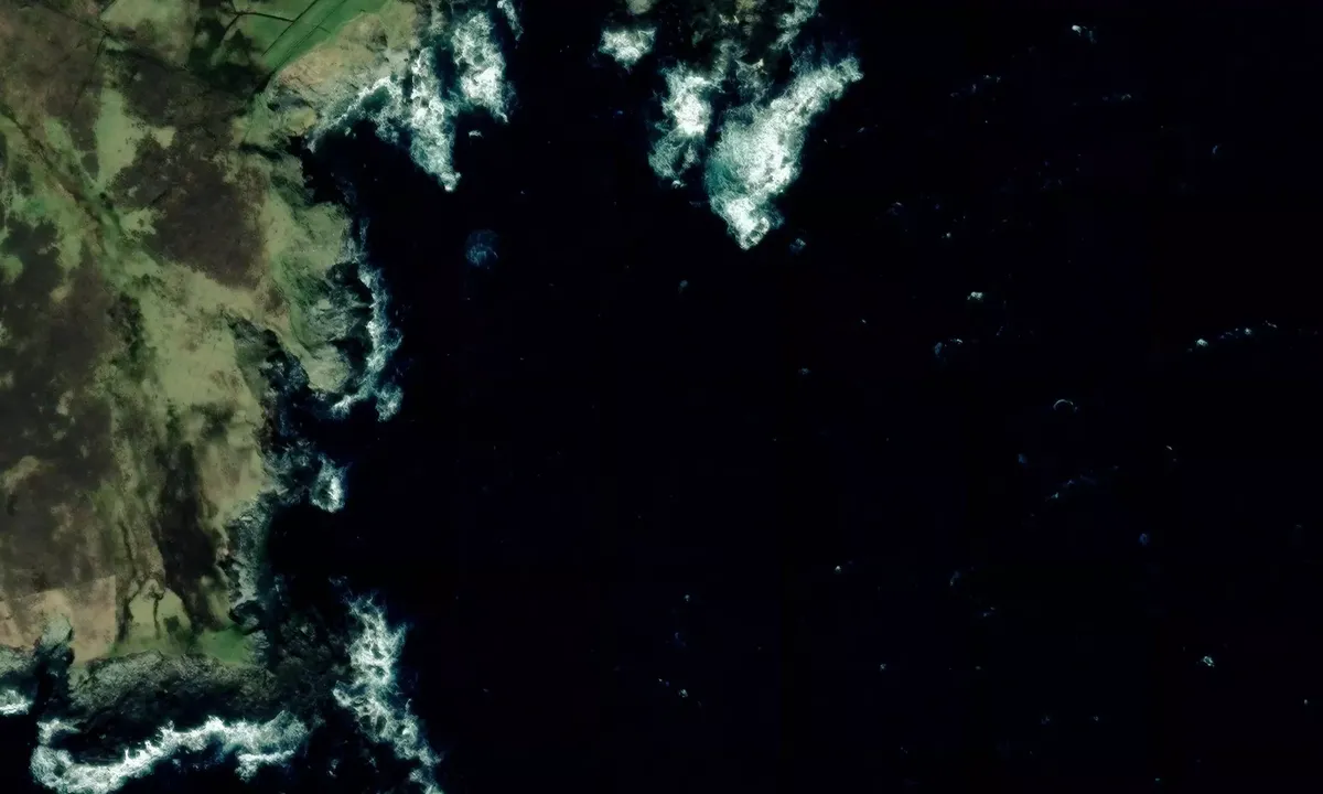 Satelite image of Hoswick