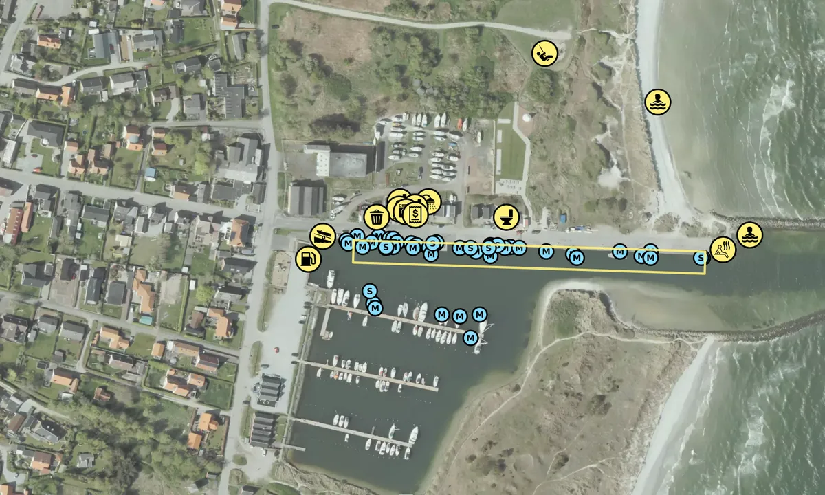 Satelite image of Hou Lystbådehavn - Ved Limfjorden
