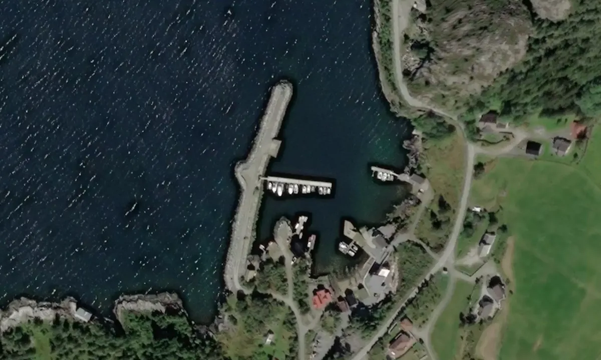 Satelite image of Høyvika