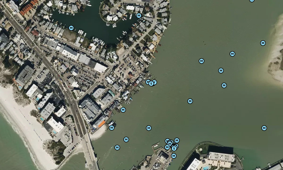 Satelite image of Hubbard's Marina
