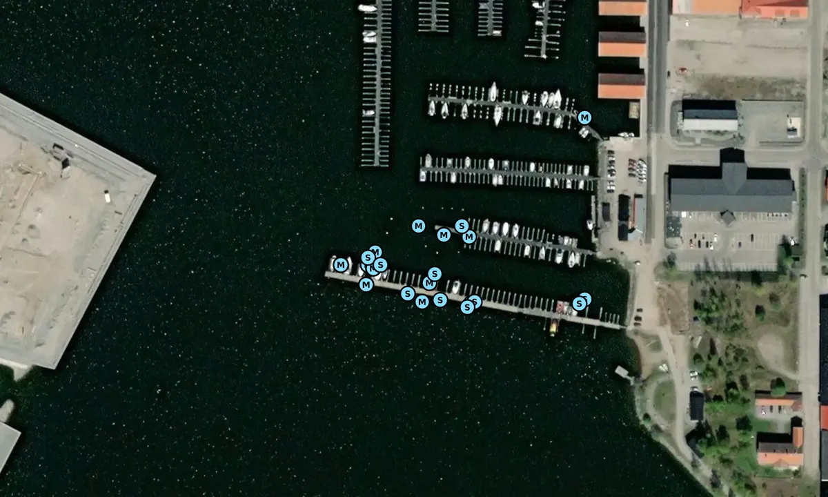 Satelite image of Hudiksvall