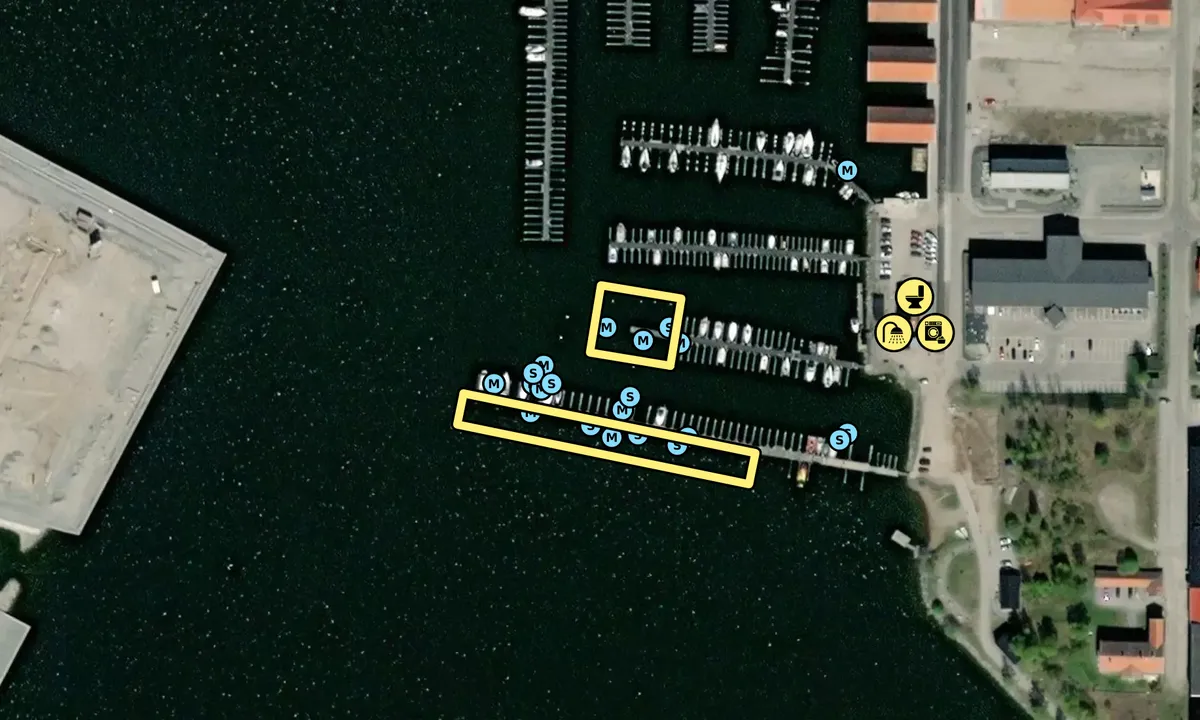 Satelite image of Hudiksvall