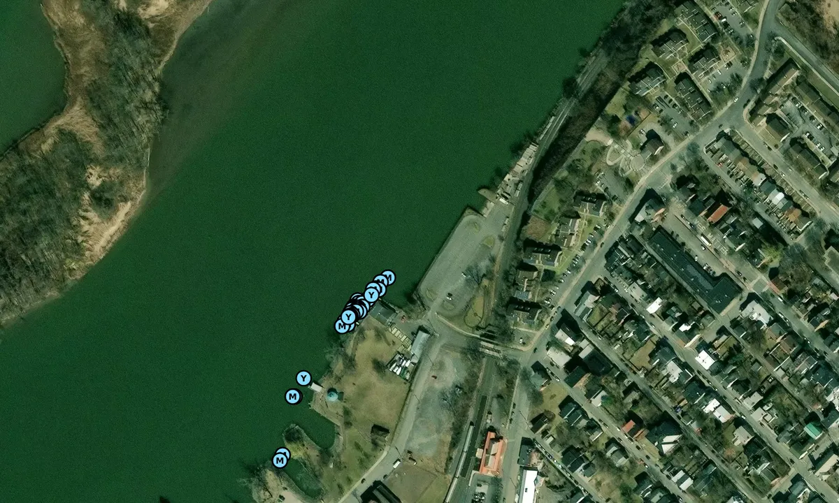 Satelite image of Hudson Powerboat Association