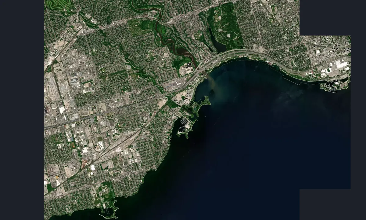 Flyfoto av Humber Bay Sailing Centre - Toronto