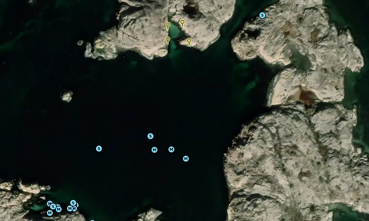 Satelite image of Huöarna och Flatholmen