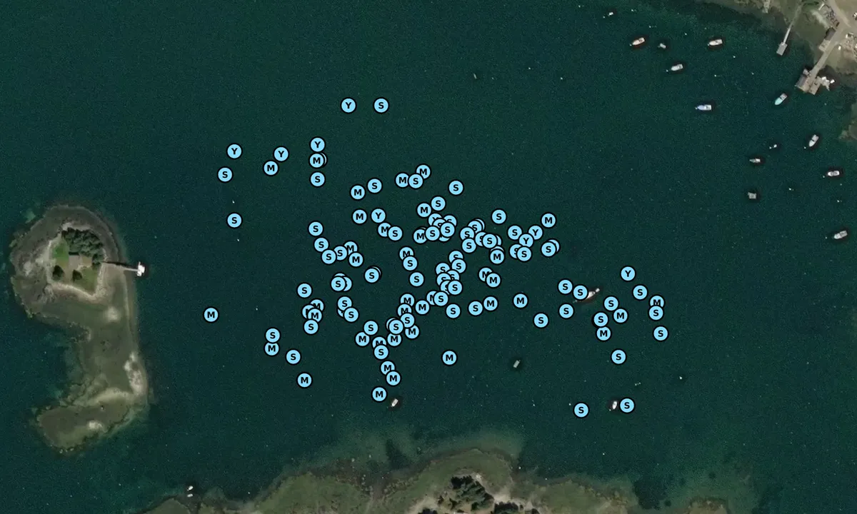 Satelite image of Hupper Island North