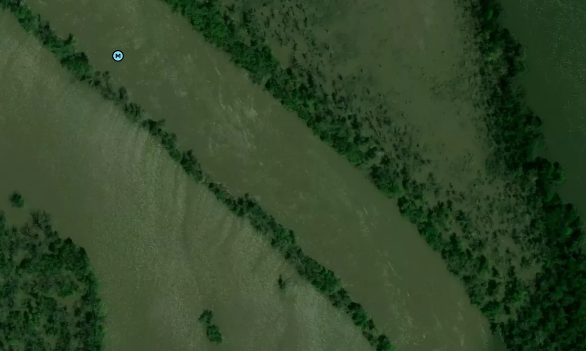 Satelite image of Hurricane Island 1