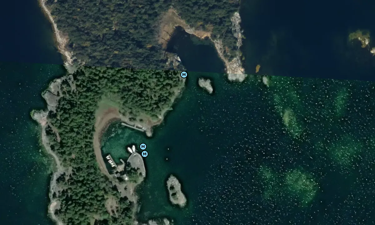 Satelite image of Huvudholmen