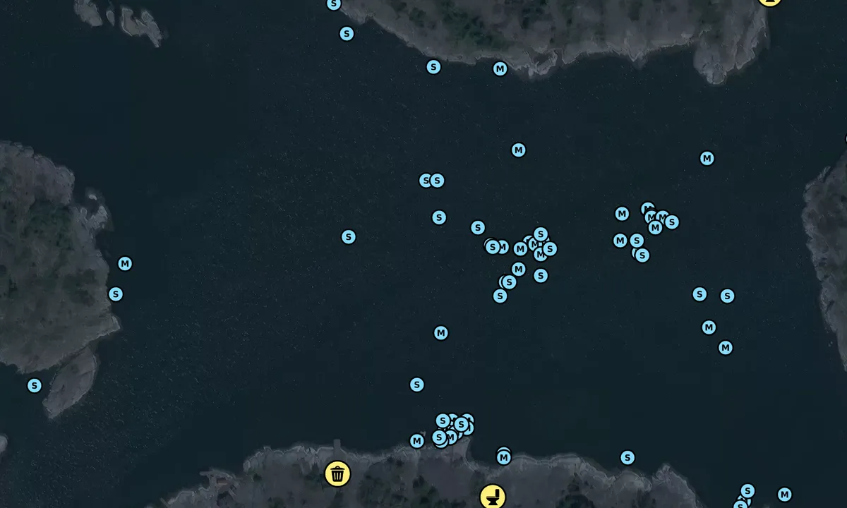 Satelite image of Huvudskär - SXK Stockholm bouy